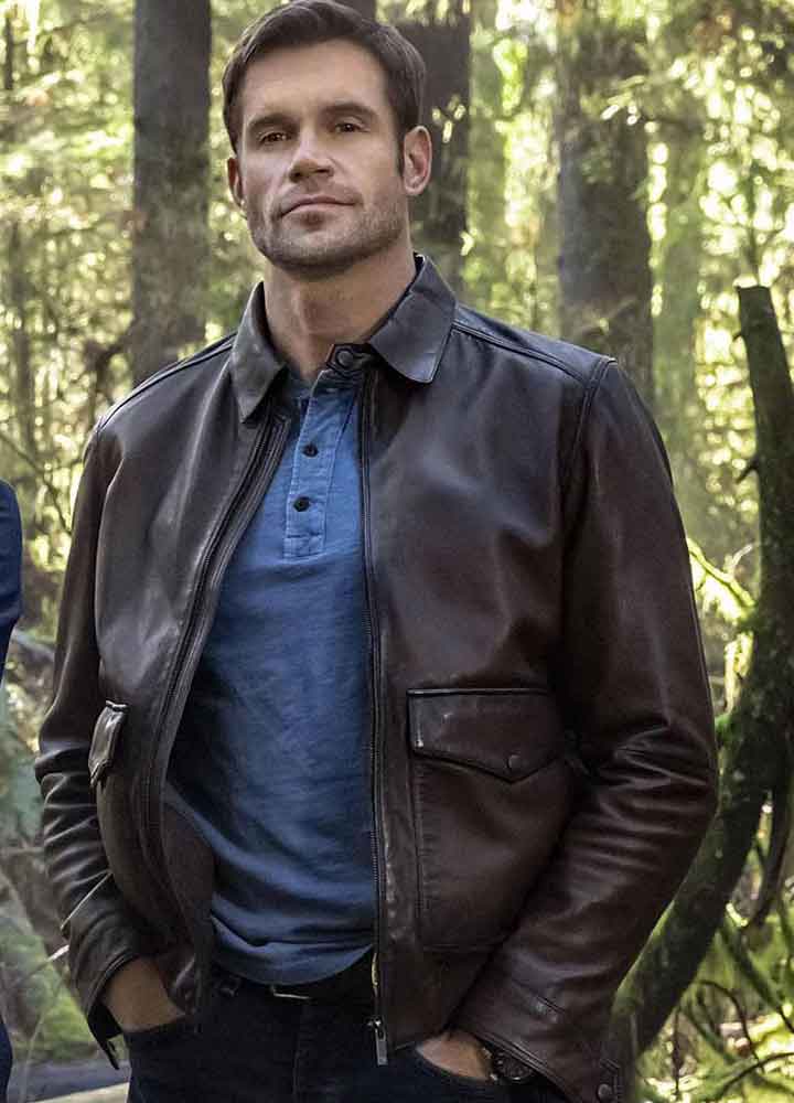 RUBY HERRING MYSTERIES PREDICTION MURDER (JAKE KILLIAN) STEPHEN HUSZAR LEATHER JACKET